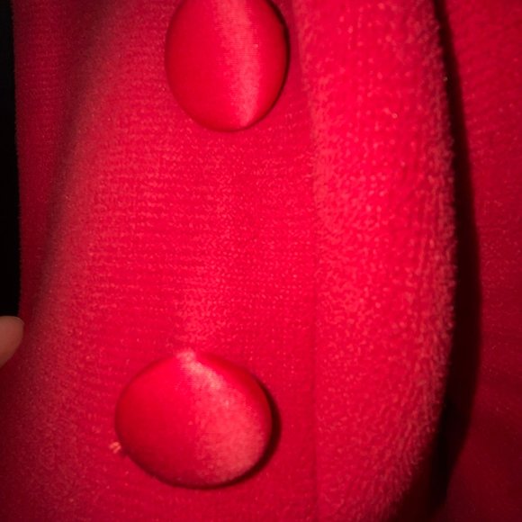 Cherry Red Vaute Couture Coat-Warm, Cute and Bold - Picture 4 of 5